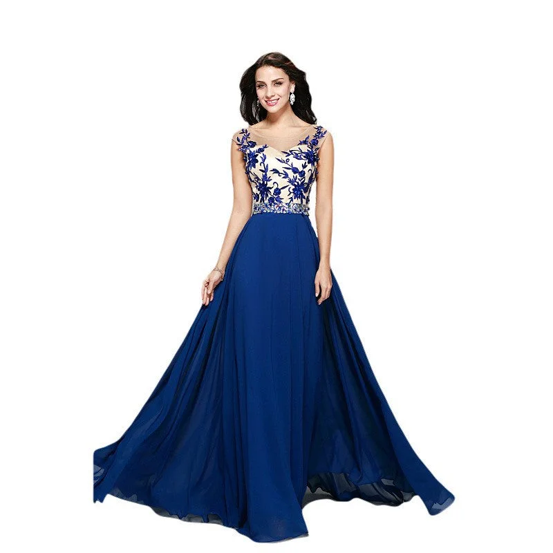 Fashionable Women's Outfit Style Versatile Women's Collection S4284F   2022 new high quality  Banquet Dignified Atmosphere Long party gowns for women evening dress