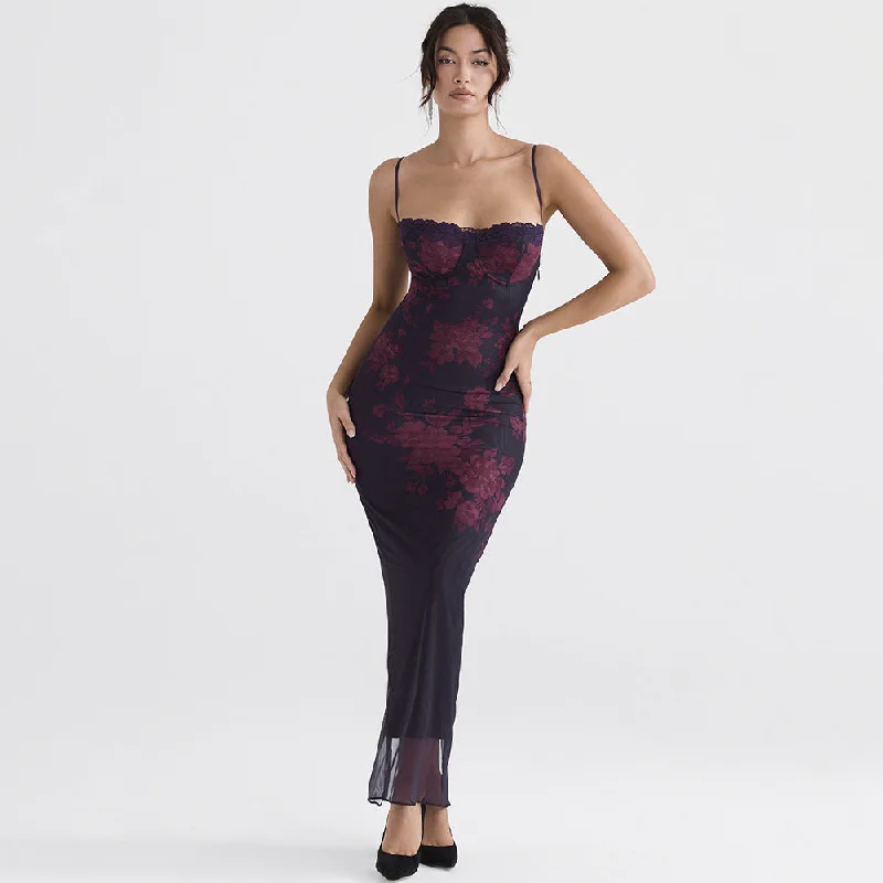 Women's Functional Outdoor Garments The Latest Trends Sexy Sleeveless Ankle Length Maxi Dress.