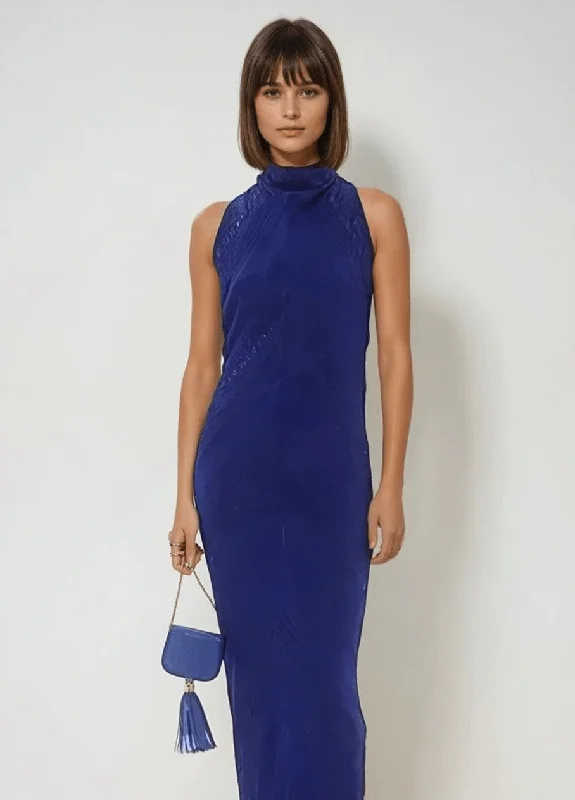 Women's Formal Apparel Bid Farewell To The Old Season Kore Maxi Dress Yves Klein Blue