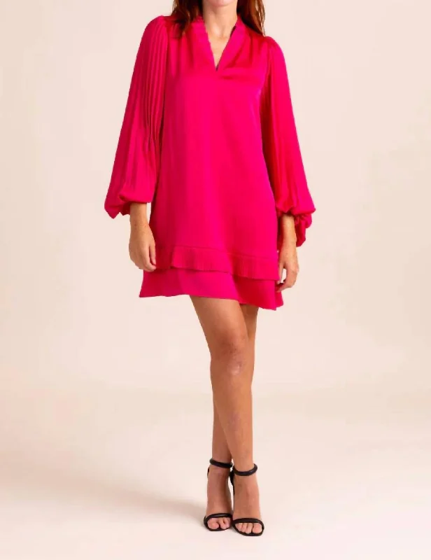 Vintage Clothing For Women Trending Items The Liza Mini Dress In Neon Pink