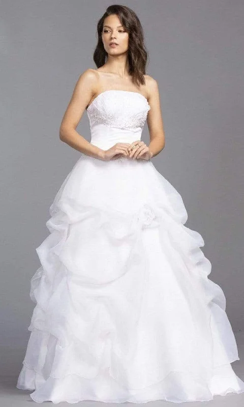 Affordable Fashion Clothing For Women Trendsetting Threads Aspeed Bridal - LH039 Tulle A-Line Bridal Dress