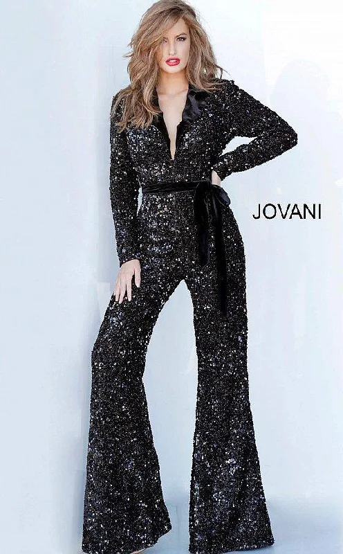 Women's Seasonal Wardrobe Clothing Hot Sale Jovani 1931 Long Formal Jumpsuit