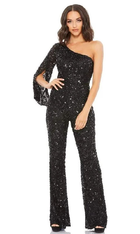 Women's Plus-Size Outfit Exquisite Women's Wear Sale Mac Duggal 43319 Long Prom Jumpsuit