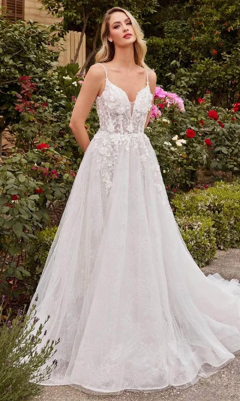 Women's Work Outfit For The Office Stylish Looks Cinderella Divine CD857W - A-Line Bridal Dress with Sleeveless Design