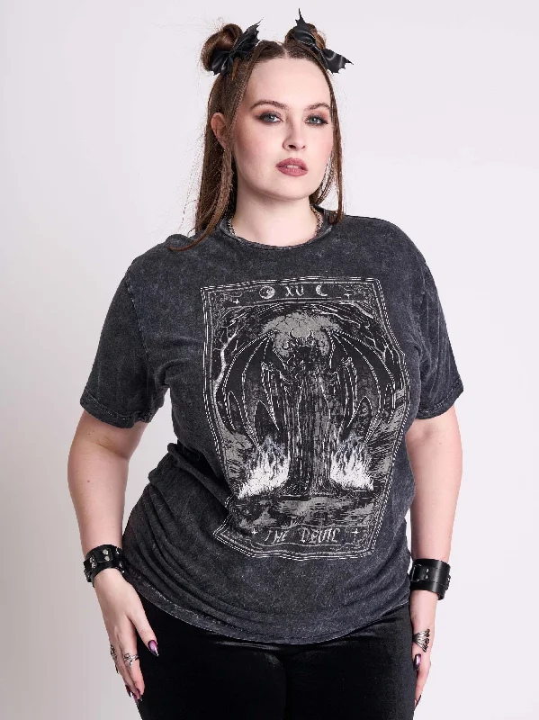 Women's Evening Clothing Special Offers, Don'T Miss The Devil Tarot T-shirt