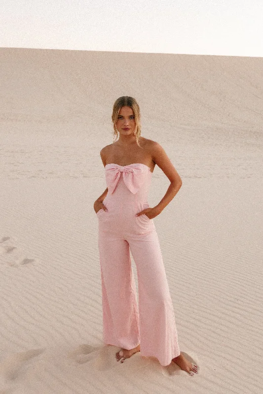 Women's Holiday Attire Limited Stock, Big Discounts Poppy Jumpsuit - Petal Pink