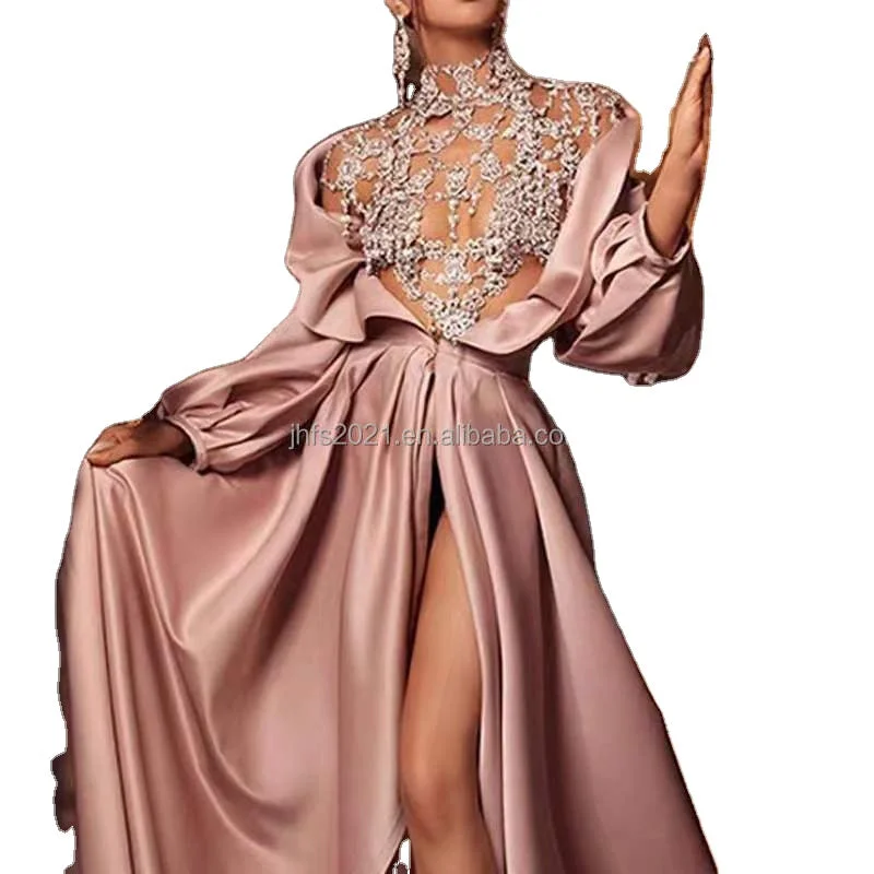 Trendy Athleisure Clothing For Women Big Discounts J&H fashion Prom Dresses Party Maxi Sequin Evening Dress Plus Size Longsleeve Robe Style Chiffon Gown Plus Size Ropa De Mujer