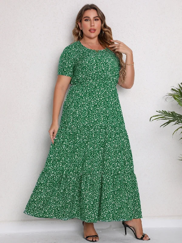 Women's Clothes And Apparel The Epitome Of Modern Women's Fashion Short Sleeve Round Neck Maxi Dress