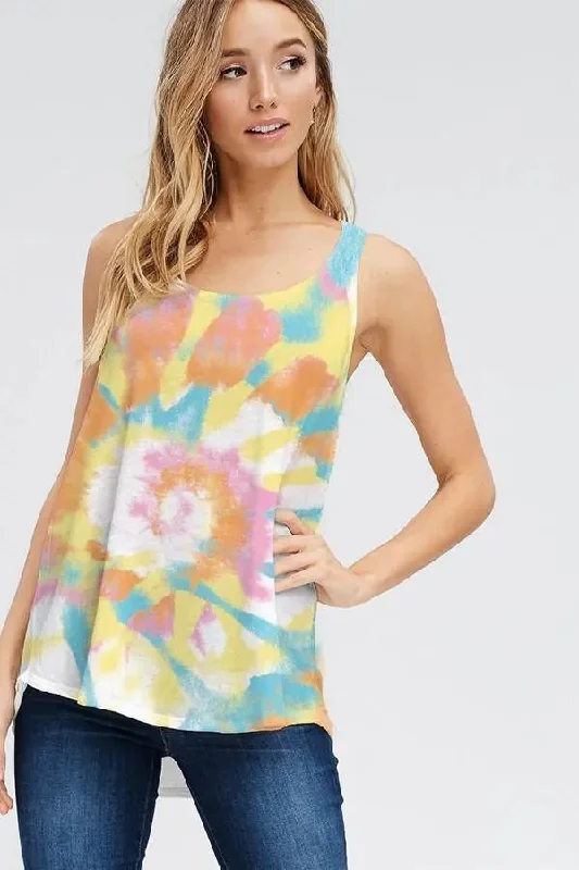 Women's Party Outfit Style Upgrade Blow your Mind Tie-Dye Tank by Phil Love