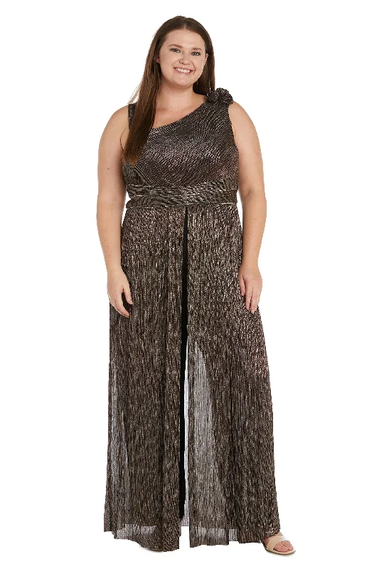 Sustainable Fashion Clothing For Women Exclusive Deals Online R&M Richards 9628W Formal Plus Size Jumpsuit