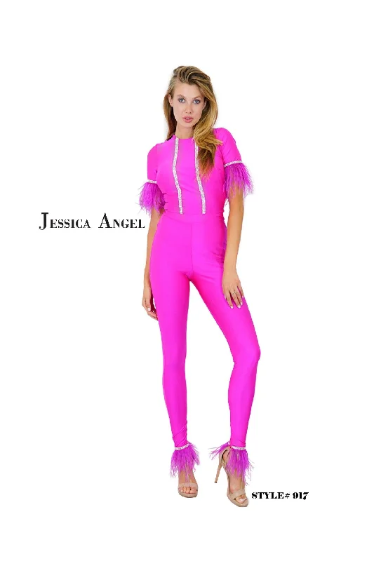 Women's Casual Garments Versatile Style Wardrobe Jessica Angel Formal Fitted Jumpsuit 917