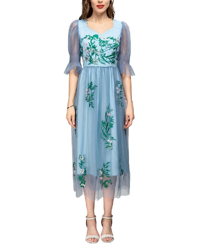 Women's Seasonal Apparel Limited Time Offers BURRYCO Midi Dress