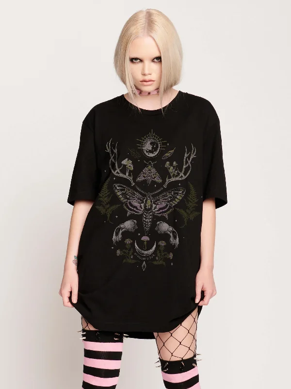 Stylish Women's Clothing Hot Brand Discounts Forest Witch T-shirt