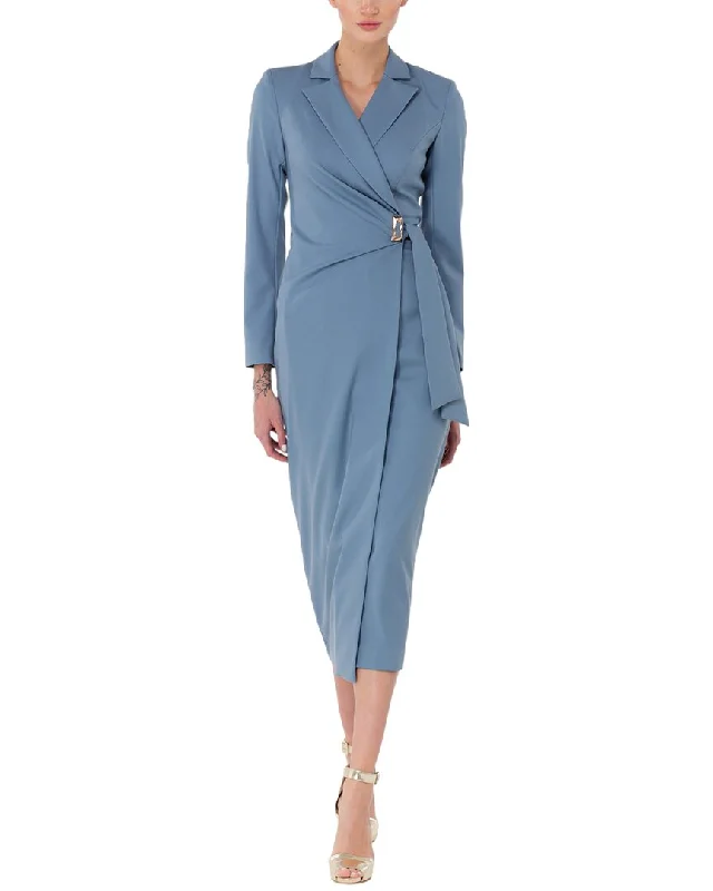 Women's Holiday Clothes Special Offers BGL Wool-Blend Midi Dress