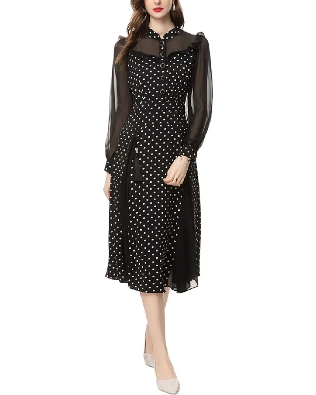 Women's Clothing For Holiday Travel Effortless Everyday Wear BURRYCO Midi Dress