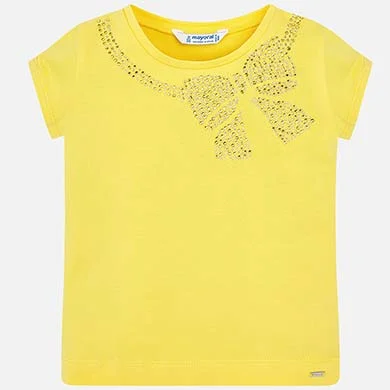 Affordable Women's Clothes Essentials On Sale Bow T-Shirt