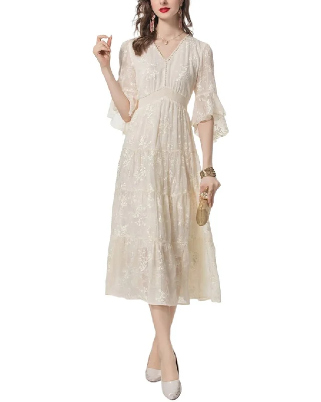 Women's Vacation Clothes Don'T Miss Out BURRYCO Midi Dress