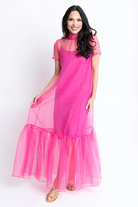 Casual Clothes For Women Break Fashion Norms Organza Bow Maxi Dress