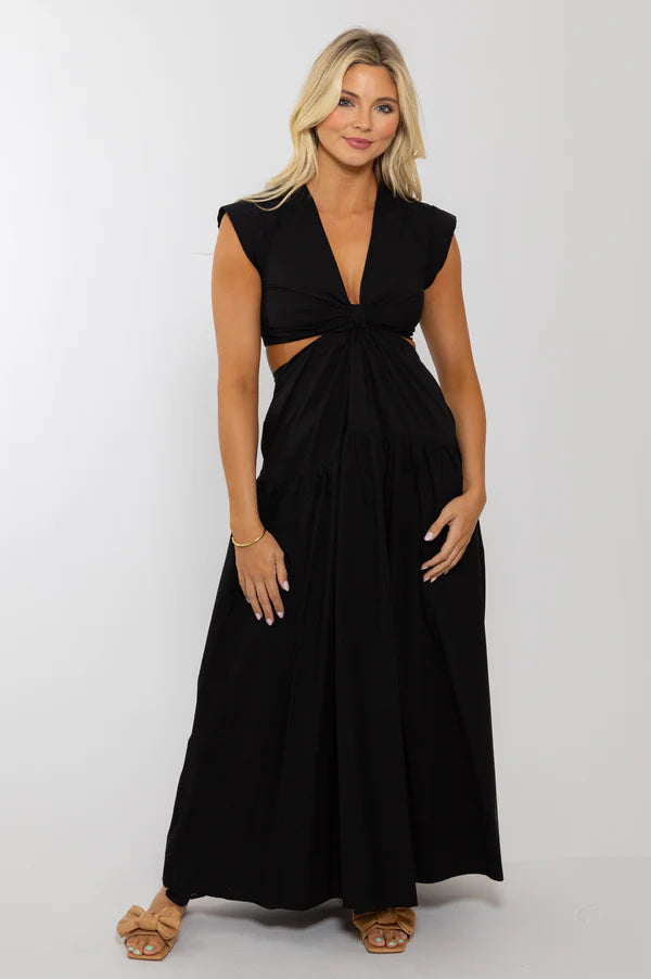 Women's Festive Attire Best Deals Of The Season Black Nix Maxi Dress