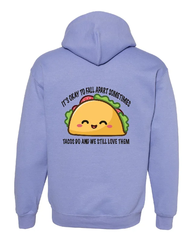 Women's Transitional Attire Casual Fashion Taco Hooded Sweatshirt