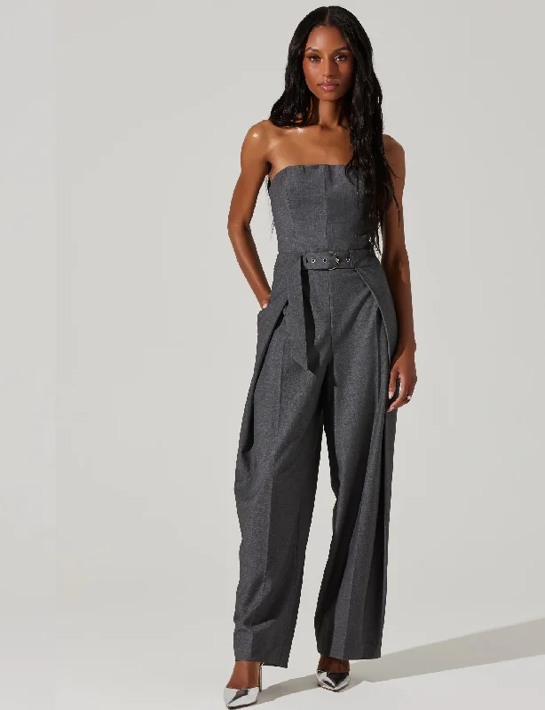 Affordable Luxury Women's Apparel Comfort First Women's Wear Bryony Jumpsuit, Charcoal