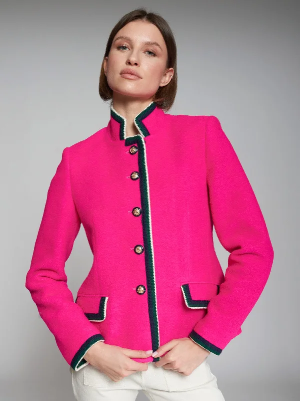 Women's Office Clothing Boutique Styles Vilagallo Rosa Fluoro Jacket