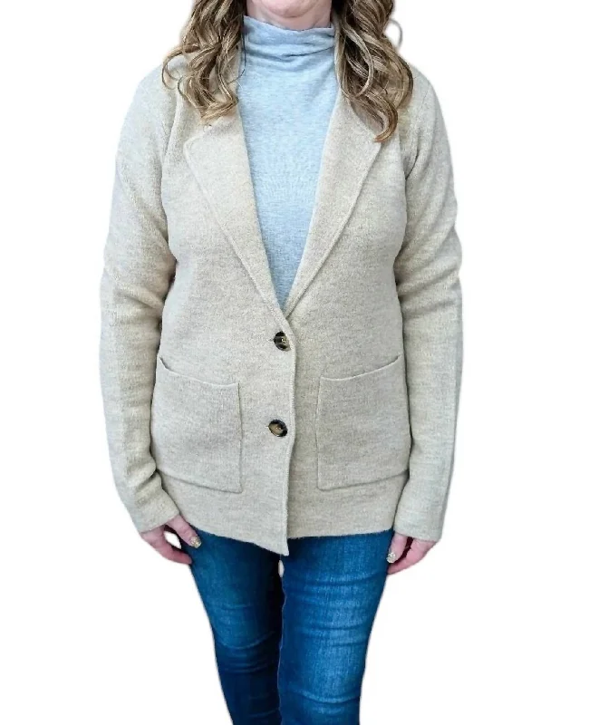 Women's Weekend Outfit Wardrobe Update Patton Coat In Oatmeal