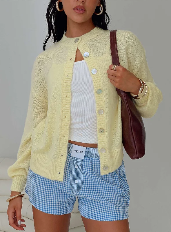 Modern Women's Attire Special Offer Sunbeam Cardigan Yellow