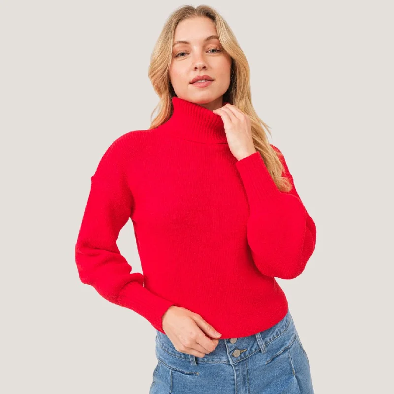 Stylish Women's Garments For Holidays Latest Fashion Bianca Sweater (Red)