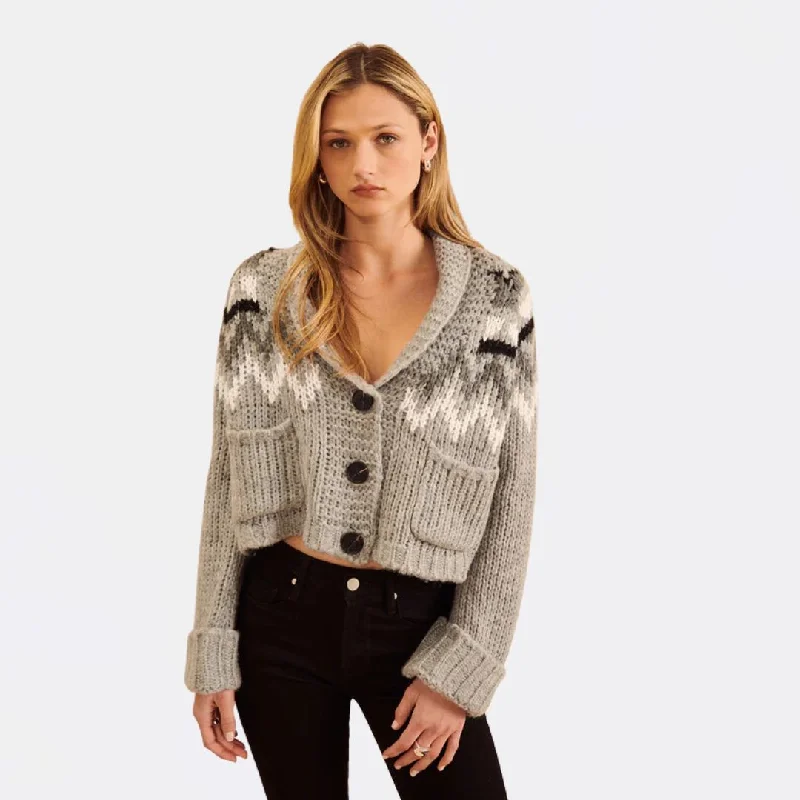 Women's Cozy Clothes Latest Fashion Brady Cardigan (Blackcomb)