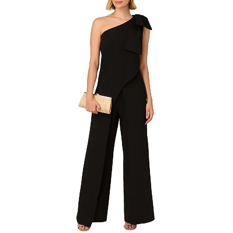 Fashionable Women's Clothing Stylish Basics Womens Bow Polyester Jumpsuit