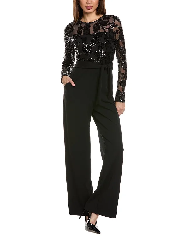 Women's Trendy Garments Contemporary Elegance Joseph Ribkoff Sequin Bodice Jumpsuit