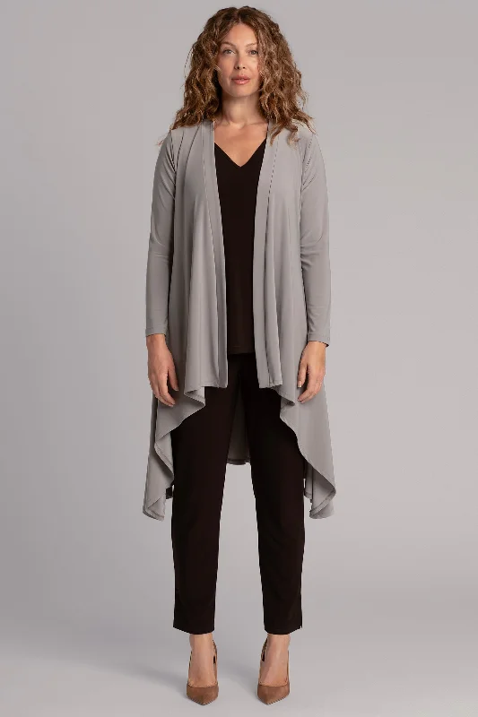 Women's Activewear Garments Limited-Time Offer Flutter Duster Cardigan | Taupe