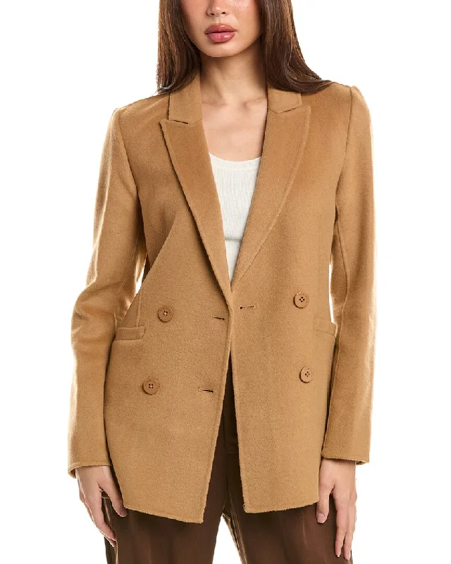 Women's Contemporary Apparel Crazy Discounts, Hurry Up Elie Tahari Double-Breasted Wool Coat