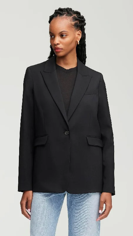 Women's Luxury Garments Exclusive Deals Online Crosby Blazer in Seasonless Wool | Black