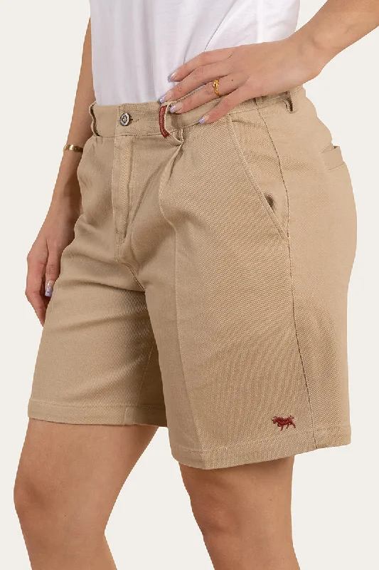 Women's Everyday Garments Update With Cottagecore Styles Parkes Womens Heavy Weight Work Short - Camel