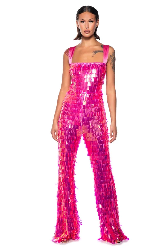 Women's Clothing For Work Weekend Exclusive OUT FROM UNDER SEQUIN JUMPSUIT