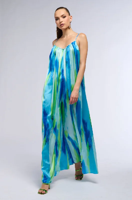 Affordable Women's Attire Classic Appeal MELODY TIE DYE JUMPSUIT