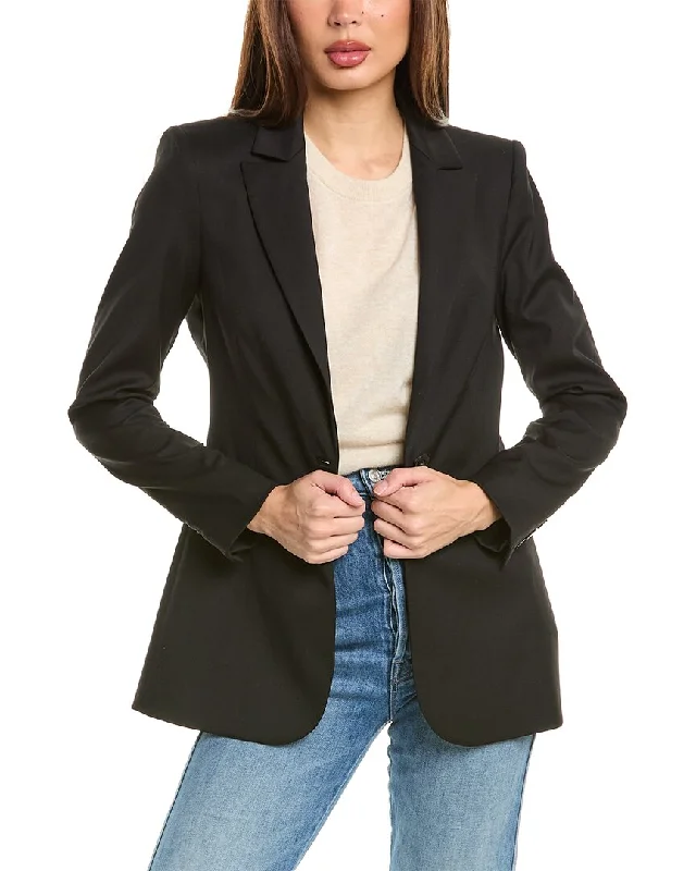 Women's Versatile Apparel Insane Discount Onslaught alice + olivia Breann Fitted Wool-Blend Blazer