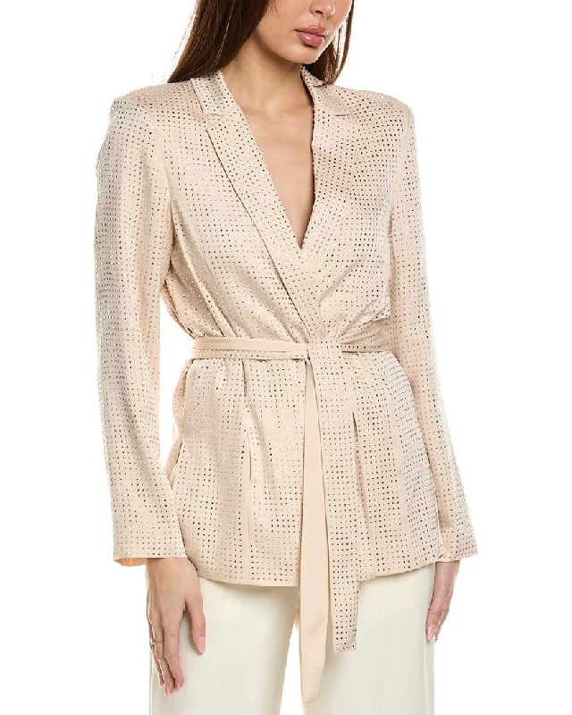 Women's Clothing For Special Occasions Elegant Contour Kobi Halperin Brett Silk-Blend Jacket