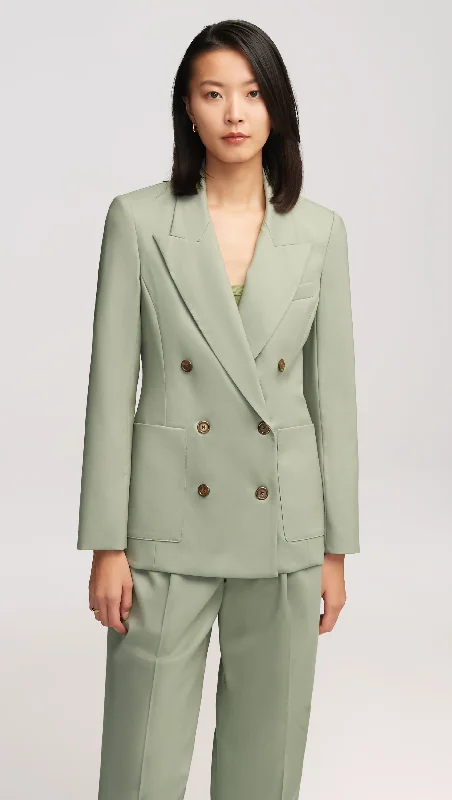 Classic Women's Apparel Huge Price Cut Chelsea Blazer in Seasonless Wool | Sage