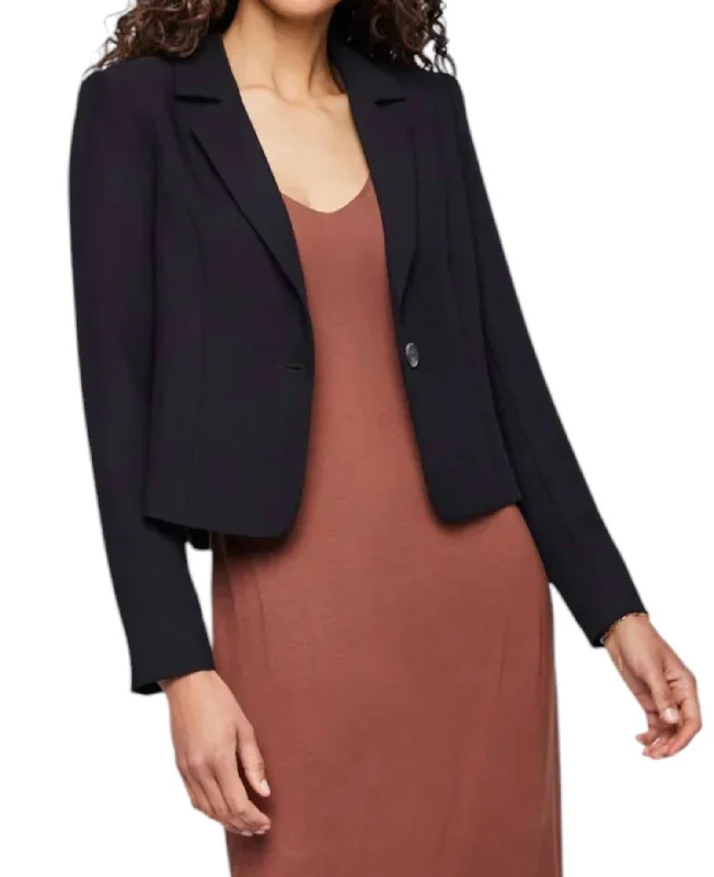 Women's Evening Garments Hurry Before It's Gone Moira Blazer In Black