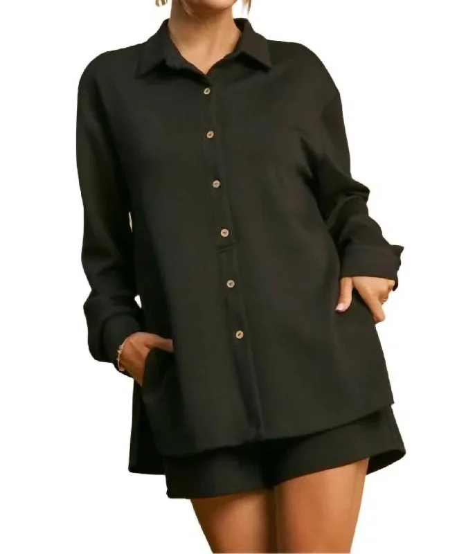 Women's Clothing For Special Occasions Wardrobe Essentials Buttery Knit Twofer Romper In Black