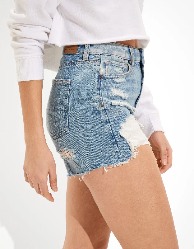 Affordable Women's Clothing Brand Name Clothing Discount Extravaganza AE Denim Mom Shorts