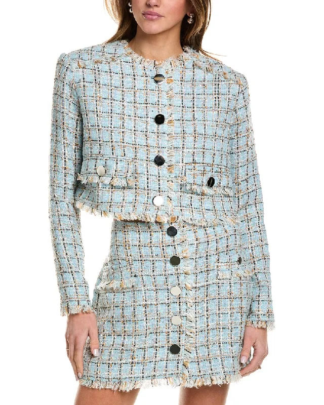 Women's Luxury Attire Trend Alert TOCCIN Lainey Cropped Tweed Jacket