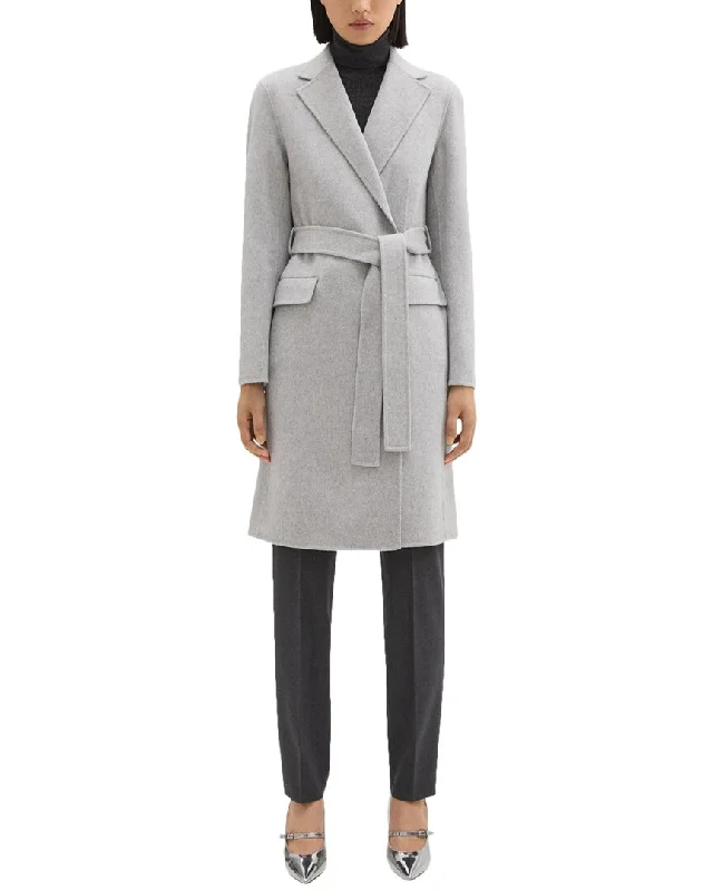 Modern Women's Apparel Season Offer Theory Belt Wool & Cashmere-Blend Coat