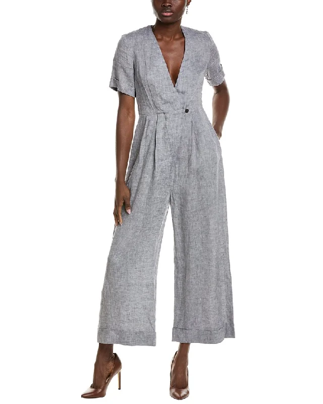 Women's Tailored Outfit Women’S Urban Fashion Peserico Linen Jumpsuit