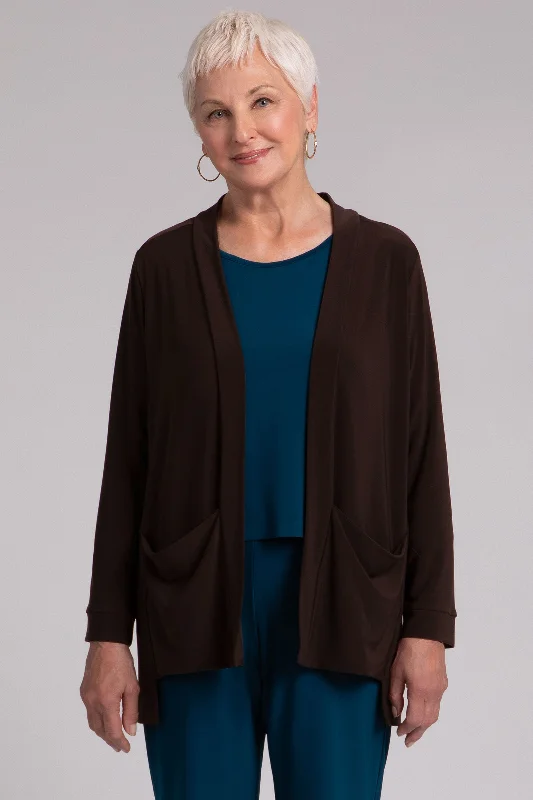 Women's Holiday Attire Limited Styles Core Cardigan | Chocolate