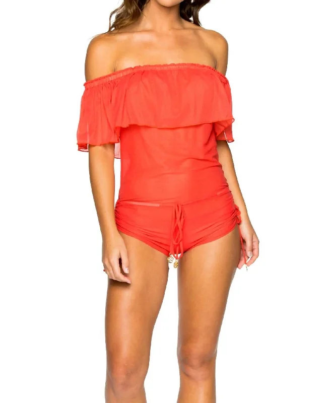 Women's Outfit Latest Trends Drifter Romper In Girl On Fire