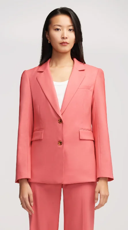 Women's Transitional Apparel Absurdly Cheap Sale Two-Button Blazer in Seasonless Wool | Salmon